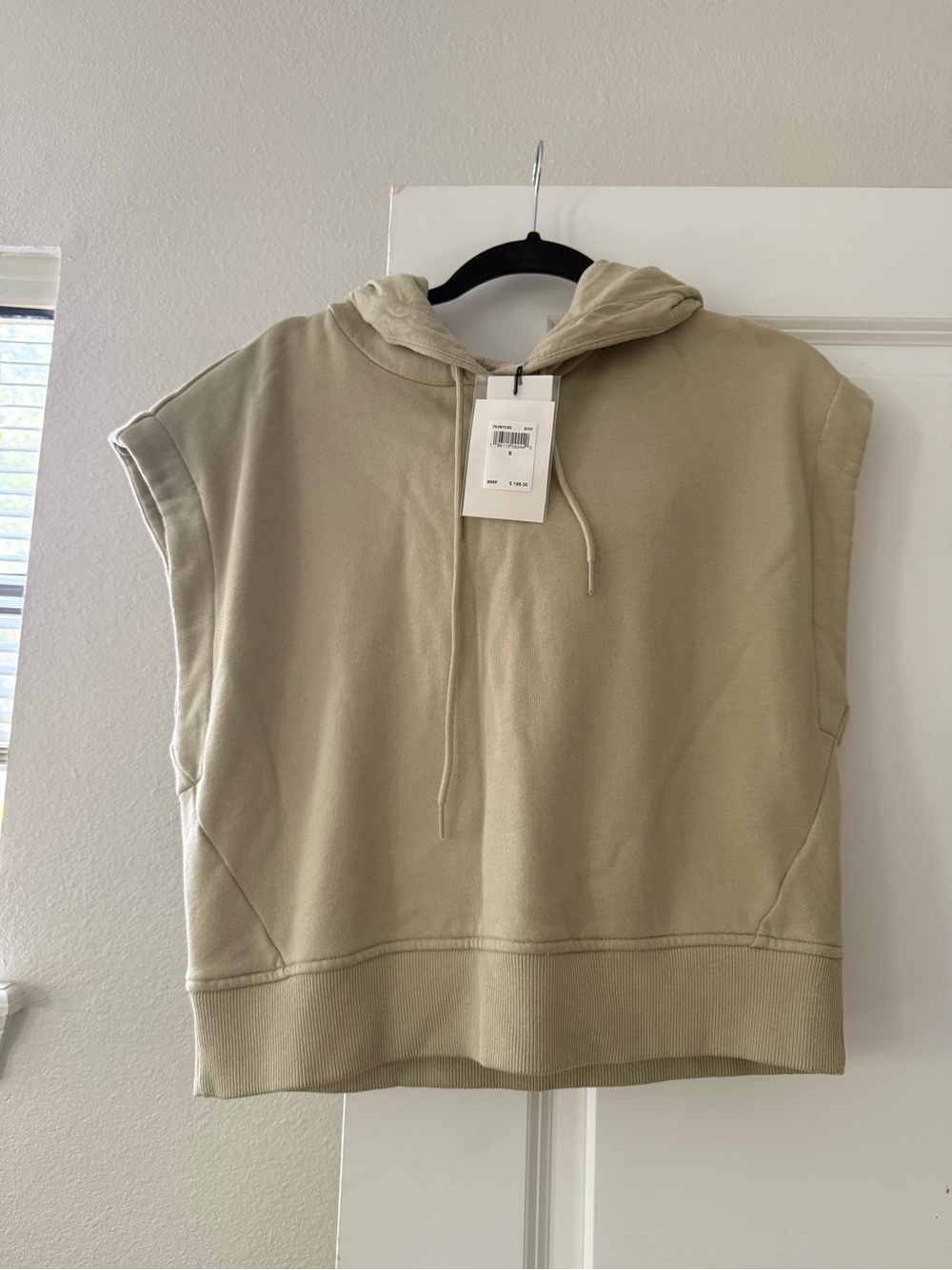 7 For All Mankind sleeveless hooded sweatshirt